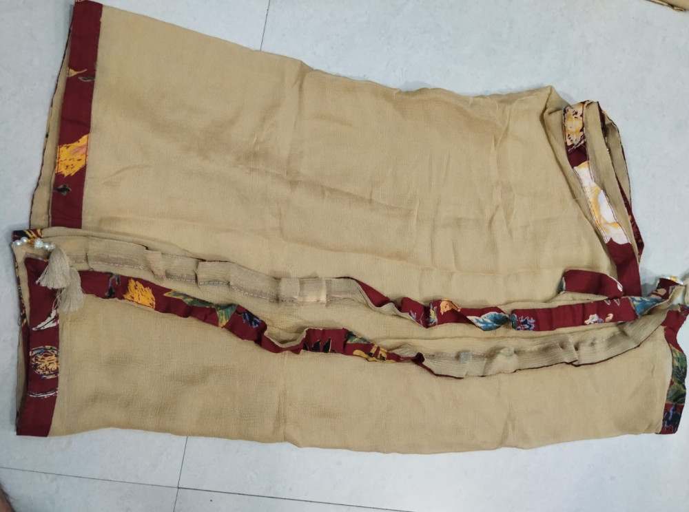 Cotton suit with Floral salwar